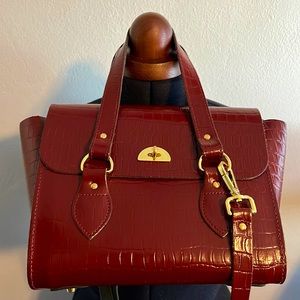 The Cambridge Satchel Company Emily Crossbody Handbag Oxblood Red